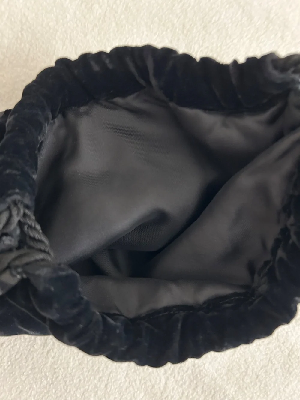 Vintage Fendi Velvet Drawstring Evening Bag - Picture 3 of 6